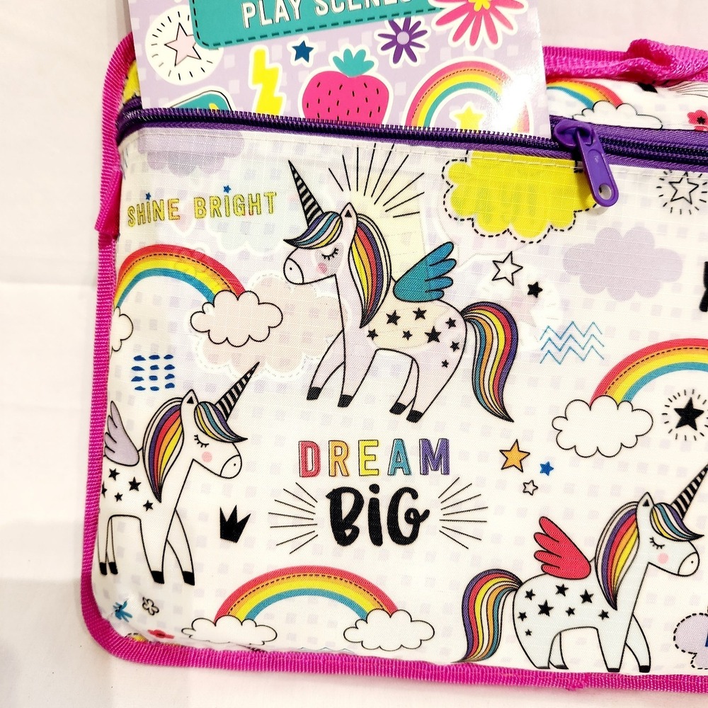 Bendon Pub Unicorn Lap Buddy with Stickers for Tablet Homework Eat Laptop - Picture 8 of 16